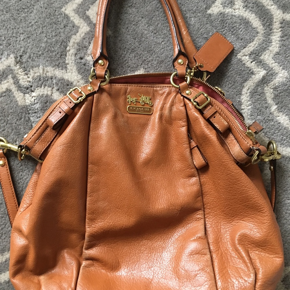 Coach large cross body bag.